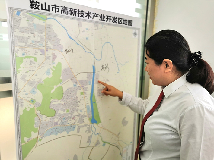 高新審判團隊負責(zé)人付玉辦公室的“營商地圖”
