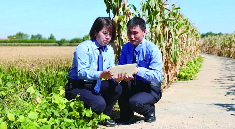 辦案檢察官對(duì)調(diào)查中發(fā)現(xiàn)的破損、開裂、下陷路段的修復(fù)情況進(jìn)行巡查監(jiān)督(1)