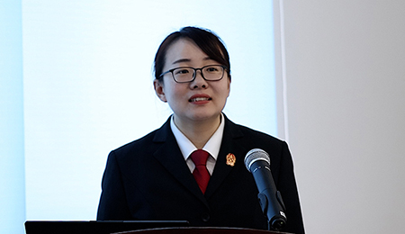 錦州市古塔區(qū)人民法院執(zhí)行局法官汪琳匯報(bào)結(jié)項(xiàng)課題